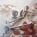12pcs/6 Pairs Earstud Components -earring Posts-..