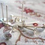 12pcs/6 Pairs Earstud Components -earring Posts-..