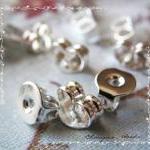 12pcs/6 Pairs Earring Stopers -brass Earnuts-..