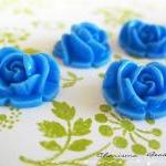 24 Resin Roses Cabochons Flower Accessory..
