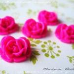 36 Resin Roses Cabochons Flower Accessory..